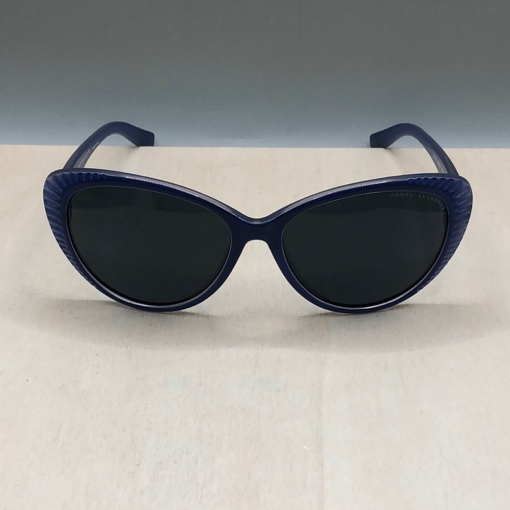 Armani Exchange Sunglasses AX4013 Cat Eye Blue-ish Frame